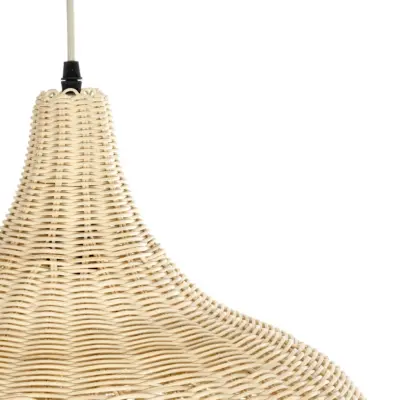 LEDTM® BAHAMAS 01370 Boho Κρεμαστό Φωτιστικό Οροφής με Ντουί 1 x E27 AC 220-240V IP20 - Μπεζ - Μ60 x Π60 x Υ60cm - Image 8