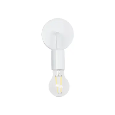 LEDTM® DON 01397 Vintage Επιτοίχιο Φωτιστικό Απλίκα Μονόφωτο 1 x E27 IP20 Λευκό Μέταλλο - Μ10 x Π7 x Υ16cm - Image 5