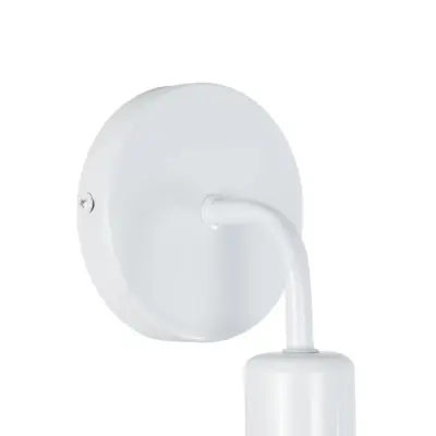 LEDTM® DON 01397 Vintage Επιτοίχιο Φωτιστικό Απλίκα Μονόφωτο 1 x E27 IP20 Λευκό Μέταλλο - Μ10 x Π7 x Υ16cm - Image 6