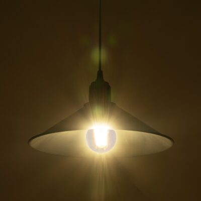 LEDTM® FERRO 203-0084 Μοντέρνο Κρεμαστό Φωτιστικό Καμπάνα Μονόφωτο 1 x E27 IP20 Μαύρο Πλαστικό - Μ30 x Π30 x Υ15cm - Image 3