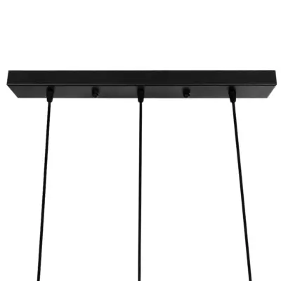 LEDTM® GLIND 201-0082 Vintage Κρεμαστό Φωτιστικό Ράγα Ράγα Τρίφωτο 3 x E27 IP20 Μαύρο Μέταλλο - Μ60 x Π25 x Υ50cm - Image 10