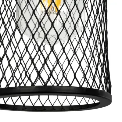 LEDTM® HANDANG 201-0123 Vintage Φωτιστικό Τοίχου - Απλίκα με Ντουί 1 x E27 AC 220-240V IP20 - Μαύρο - Μ12 x Π24 x Υ34cm - Image 7