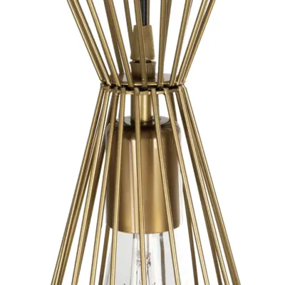 LEDTM® FLIXIO 201-0126 Vintage Κρεμαστό Φωτιστικό Οροφής με Ντουί 3 x E27 AC 220-240V IP20 - Χρυσό - Μ40 x Π40 x Υ70cm - Image 8
