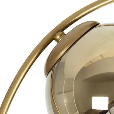 LEDTM® CITY 202-0046 Μοντέρνο Φωτιστικό Οροφής Μπάλα Δίφωτο 2 x E27 IP20 Χρυσό Μέταλλο με Διάφανο Γυαλί - Μ45 x Π15 x Υ55cm - Image 8