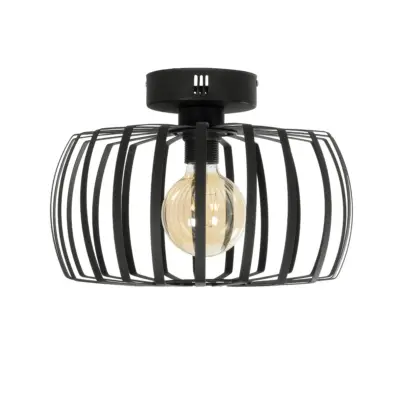 LEDTM® STAR 202-0054 Μοντέρνο Φωτιστικό Οροφής Πλέγμα Μονόφωτο 1 x E27 IP20 Μαύρο Μέταλλο - Μ40 x Π40 x Υ27cm - Image 4