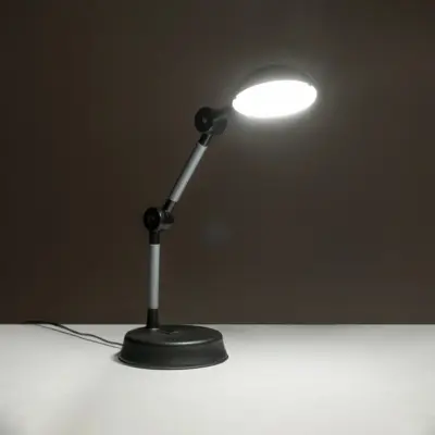LEDTM® MICHEL 202-0061 Επιτραπέζιο Φωτιστικό Πορτατίφ LED 6W 540lm 120° AC220-240V IP20 Ψυχρό Λευκό 6000K Μαύρο Πλαστικό - Μ20 x Π14.5 x Υ33cm - 2 Χρόνια Εγγύηση - Image 3
