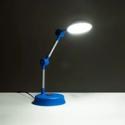 LEDTM® MICHEL 202-0063 Επιτραπέζιο Φωτιστικό Πορτατίφ LED 6W 540lm 120° AC220-240V IP20 Ψυχρό Λευκό 6000K Μπλε Πλαστικό - Μ20 x Π14.5 xΥ33cm - 2 Χρόνια Εγγύηση - Image 3