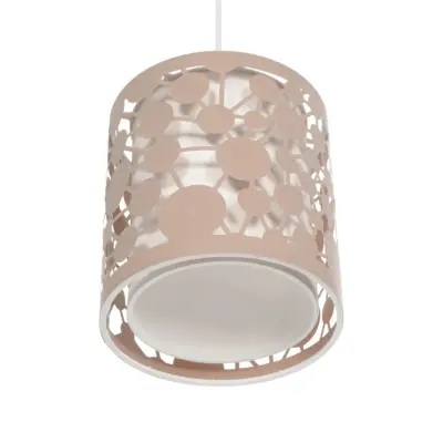LEDTM® PETAL 203-0066 Μοντέρνο Κρεμαστό Φωτιστικό Καπέλο Μονόφωτο 1 x E27 IP20 Ροζ Πλαστικό - Μ23 x Π23 x Υ30cm - Image 6