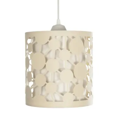 LEDTM® PETAL 203-0067 Μοντέρνο Κρεμαστό Φωτιστικό Καπέλο Μονόφωτο 1 x E27 IP20 Μπεζ Πλαστικό - Μ23 x Π23 x Υ30cm - Image 5