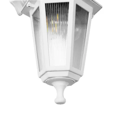 LEDTM® VITRO 203-0201 Vintage Επιτοίχιο Φωτιστικό Φαναράκι Μονόφωτο 1 x E27 IP44 Λευκό Πλαστικό - Μ17 x Π20 x Υ36cm - Image 7