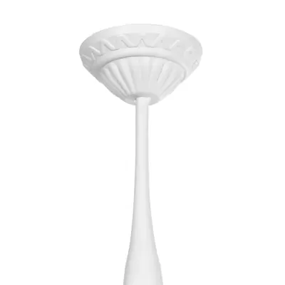 LEDTM® SOLME 203-0219 Vintage Κρεμαστό Φωτιστικό Φαναράκι Μονόφωτο 1 x E27 IP44 Λευκό Πλαστικό Σώμα - Μ15 x Π15 x Υ27cm - Image 7