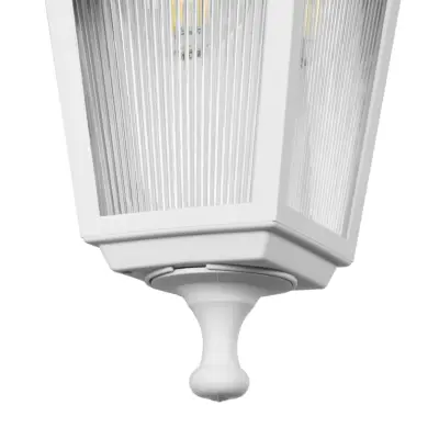 LEDTM® SOLME 203-0221 Vintage Επιτοίχιο Φωτιστικό Φαναράκι Μονόφωτο 1 x E27 IP44 Λευκό Πλαστικό - Μ15 x Π20 x Υ35cm - Image 7