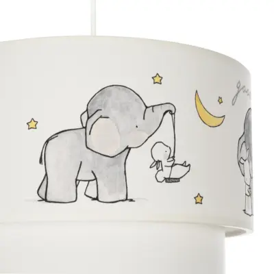 LEDTM® ELEPHANT 204-0002 Παιδικό Κρεμαστό Φωτιστικό Φιγούρα Μονόφωτο 1 x E27 IP20 Πολύχρωμο Ύφασμα - Μ30 x Π30 x Υ24cm - Image 9