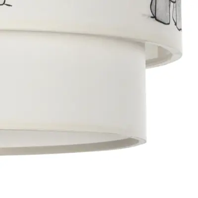 LEDTM® ELEPHANT 204-0002 Παιδικό Κρεμαστό Φωτιστικό Φιγούρα Μονόφωτο 1 x E27 IP20 Πολύχρωμο Ύφασμα - Μ30 x Π30 x Υ24cm - Image 10
