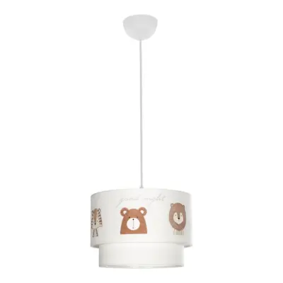 LEDTM® BEAR 204-0003 Παιδικό Κρεμαστό Φωτιστικό Φιγούρα Μονόφωτο 1 x E27 IP20 Πολύχρωμο Ύφασμα - Μ30 x Π30 x Υ24cm - Image 4
