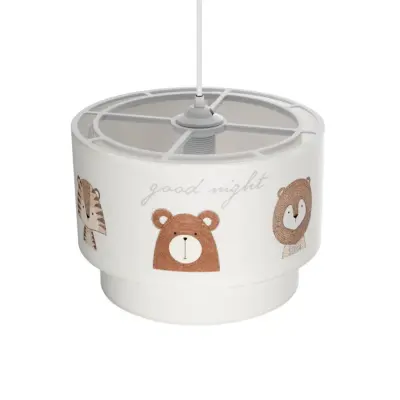LEDTM® BEAR 204-0003 Παιδικό Κρεμαστό Φωτιστικό Φιγούρα Μονόφωτο 1 x E27 IP20 Πολύχρωμο Ύφασμα - Μ30 x Π30 x Υ24cm - Image 7