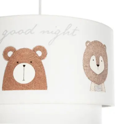 LEDTM® BEAR 204-0003 Παιδικό Κρεμαστό Φωτιστικό Φιγούρα Μονόφωτο 1 x E27 IP20 Πολύχρωμο Ύφασμα - Μ30 x Π30 x Υ24cm - Image 8