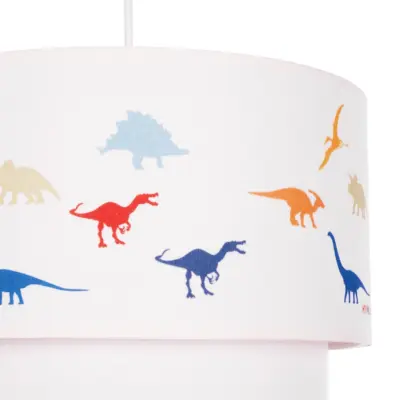 LEDTM® DINO 204-0006 Παιδικό Κρεμαστό Φωτιστικό Φιγούρα Μονόφωτο 1 x E27 IP20 Πολύχρωμο Ύφασμα - Μ30 x Π30 x Υ24cm - Image 9