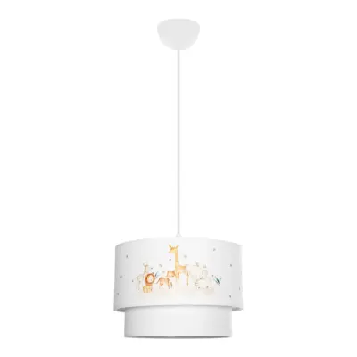 LEDTM® GIRAFFE 204-0007 Παιδικό Κρεμαστό Φωτιστικό Φιγούρα Μονόφωτο 1 x E27 IP20 Πολύχρωμο Ύφασμα - Μ30 x Π30 x Υ24cm - Image 4