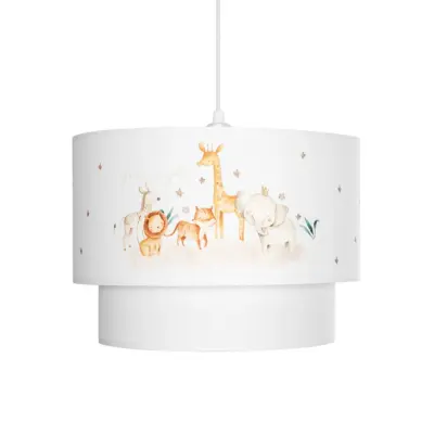 LEDTM® GIRAFFE 204-0007 Παιδικό Κρεμαστό Φωτιστικό Φιγούρα Μονόφωτο 1 x E27 IP20 Πολύχρωμο Ύφασμα - Μ30 x Π30 x Υ24cm - Image 5
