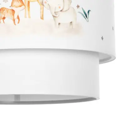 LEDTM® GIRAFFE 204-0007 Παιδικό Κρεμαστό Φωτιστικό Φιγούρα Μονόφωτο 1 x E27 IP20 Πολύχρωμο Ύφασμα - Μ30 x Π30 x Υ24cm - Image 10
