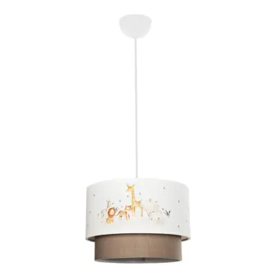 LEDTM® GIRAFFE 204-0008 Παιδικό Κρεμαστό Φωτιστικό Φιγούρα Μονόφωτο 1 x E27 IP20 Πολύχρωμο Ύφασμα - Μ30 x Π30 x Υ24cm - Image 4