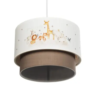 LEDTM® GIRAFFE 204-0008 Παιδικό Κρεμαστό Φωτιστικό Φιγούρα Μονόφωτο 1 x E27 IP20 Πολύχρωμο Ύφασμα - Μ30 x Π30 x Υ24cm - Image 6