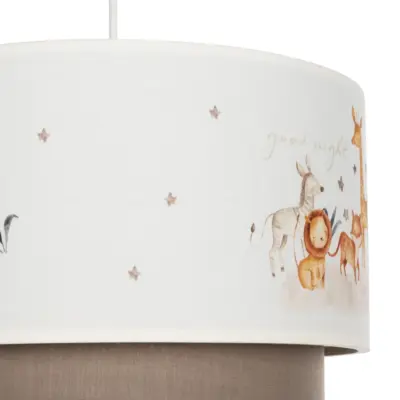 LEDTM® GIRAFFE 204-0008 Παιδικό Κρεμαστό Φωτιστικό Φιγούρα Μονόφωτο 1 x E27 IP20 Πολύχρωμο Ύφασμα - Μ30 x Π30 x Υ24cm - Image 9