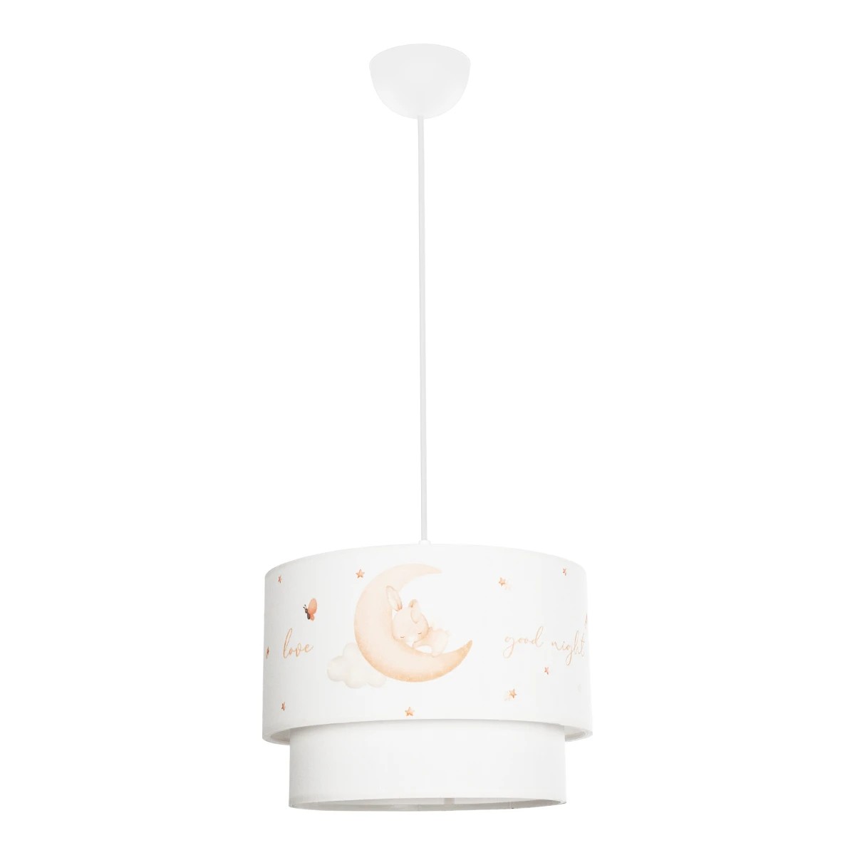 LEDTM® MOON 204-0011 Παιδικό Κρεμαστό Φωτιστικό Οροφής με Ντουί 1 x E27 AC 220-240V IP20 - Πολύχρωμο - Μ30 x Π30 x Υ24cm - Image 4