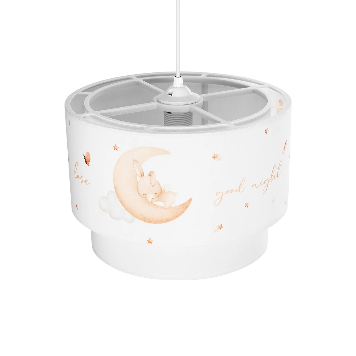 LEDTM® MOON 204-0011 Παιδικό Κρεμαστό Φωτιστικό Οροφής με Ντουί 1 x E27 AC 220-240V IP20 - Πολύχρωμο - Μ30 x Π30 x Υ24cm - Image 7
