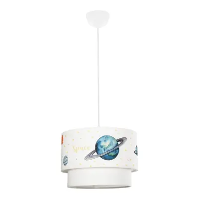 LEDTM® SATURN 204-0012 Παιδικό Κρεμαστό Φωτιστικό Φιγούρα Μονόφωτο 1 x E27 IP20 Πολύχρωμο Ύφασμα - Μ30 x Π30 x Υ24cm - Image 4