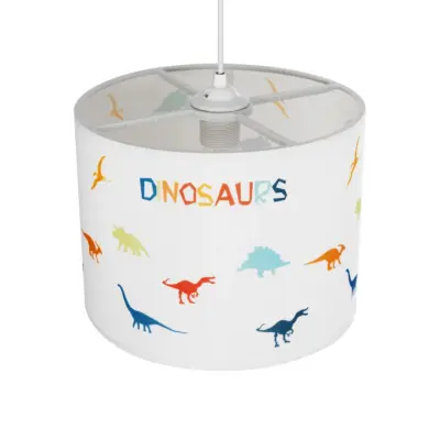 LEDTM® DINO 204-0014 Παιδικό Κρεμαστό Φωτιστικό Φιγούρα Μονόφωτο 1 x E27 IP20 Πολύχρωμο Ύφασμα - Μ28 x Π28 x Υ24cm - Image 7
