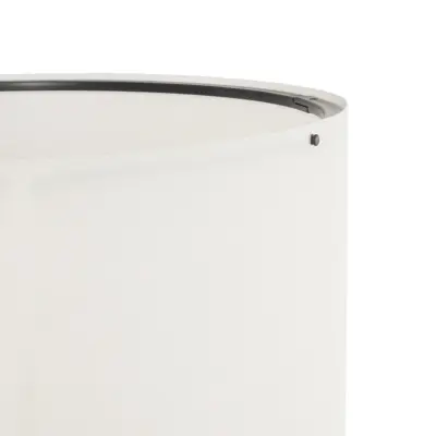LEDTM® SAGA 204-0031 Μοντέρνο Eπιδαπέδιο Φωτιστικό Μονόφωτο 1 x E27 IP20 Καφέ Ξύλο με Μπεζ Ύφασμα - Μ38 x Π38 x Υ140cm - Image 5