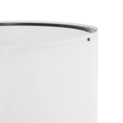 LEDTM® SAGA 204-0032 Μοντέρνο Eπιδαπέδιο Φωτιστικό Μονόφωτο 1 x E27 IP20 Καφέ Ξύλο με Λευκό Ύφασμα - Μ38 x Π38 x Υ140cm - Image 5