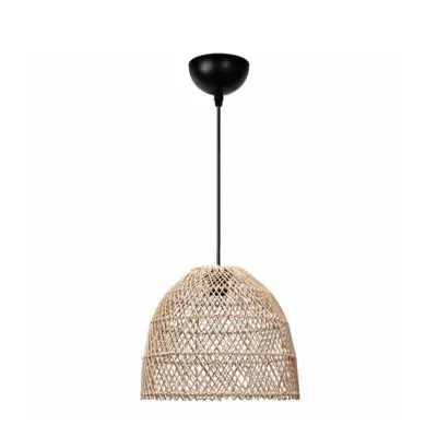 LEDTM® CESTINO 204-0178 Boho Κρεμαστό Φωτιστικό Οροφής Μονόφωτο 1 x E27 AC 220-240V IP20 Μπεζ - Μ30 x Π30 x Υ25cm