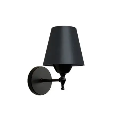 LEDTM® ELEGANTE 204-0185 Μοντέρνο Φωτιστικό Τοίχου Απλίκα Μονόφωτο 1 x E27 AC 220-240V IP20 Μαύρο - Μ14 x Π14 x Υ26cm