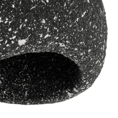 LEDTM® STONE 204-0194 Μοντέρνο Κρεμαστό Φωτιστικό Καμπάνα Μονόφωτο 1 x E27 IP20 Μαύρο Με Λευκό Πολυστερίνη με Ρητίνη - Μ35 x Π31 x Υ26cm - Image 8