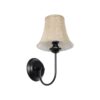 LEDTM® SHELLY 01299 Vintage Φωτιστικό Τοίχου - Απλίκα με Ντουί 1 x E27 AC 220-240V IP20 - Μαύρο & Μπεζ - Μ13 x Π18 x Υ34cm - Image 2