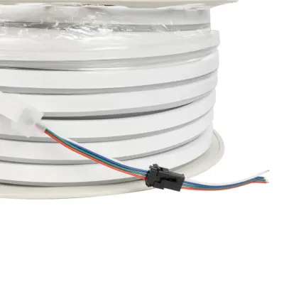 LEDTM® 70568 OVALE 120° Degree Neon Flex Epistar LED SMD 5050 1m 18W/m 60LED/m 1260lm/m 120° DC 24V Αδιάβροχη IP68 RGB Dimmable - Image 4