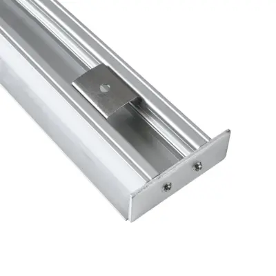 LEDTM® ALP-WALL-UPDOWN CONCEALED 70844-1M Επιφανειακό Προφίλ Αλουμινίου Ειδικό για Δημιουργία Κρυφού Φωτισμού Up & Down με Λευκό Γαλακτερό Πατητό Κάλυμμα για Ταινίες LED IP20 - Ασημί & Λευκό - Μ100 x Π5 x Υ1.7cm - Image 4