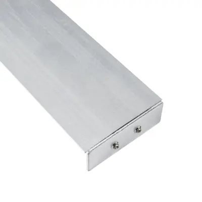 LEDTM® ALP-WALL-UPDOWN CONCEALED 70844-1M Επιφανειακό Προφίλ Αλουμινίου Ειδικό για Δημιουργία Κρυφού Φωτισμού Up & Down με Λευκό Γαλακτερό Πατητό Κάλυμμα για Ταινίες LED IP20 - Ασημί & Λευκό - Μ100 x Π5 x Υ1.7cm - Image 5