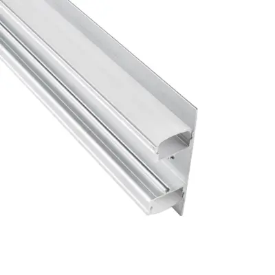 LEDTM® ALP-WALL-UPDOWN CONCEALED 70844-1M Επιφανειακό Προφίλ Αλουμινίου Ειδικό για Δημιουργία Κρυφού Φωτισμού Up & Down με Λευκό Γαλακτερό Πατητό Κάλυμμα για Ταινίες LED IP20 - Ασημί & Λευκό - Μ100 x Π5 x Υ1.7cm - Image 6