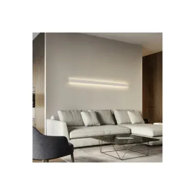 LEDTM® ALP-WALL-UPDOWN CONCEALED 70844-1M Επιφανειακό Προφίλ Αλουμινίου Ειδικό για Δημιουργία Κρυφού Φωτισμού Up & Down με Λευκό Γαλακτερό Πατητό Κάλυμμα για Ταινίες LED IP20 - Ασημί & Λευκό - Μ100 x Π5 x Υ1.7cm - Image 7