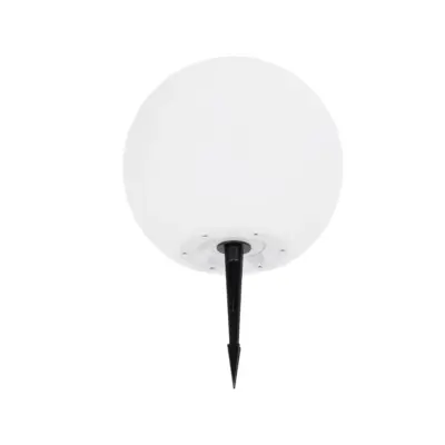 LEDTM® AQUAGLOW 71474 Μοντέρνο Φωτιστικό Κήπου Μπάλα με IR Ασύρματο Χειριστήριο LED 3W 240lm 360° DC 5V με USB-C με Ενσωματωμένο Φωτοβολταϊκό Panel 6V 1W & Επαναφορτιζόμενη Μπαταρία Li-ion 3.7V 2x18650 1400mAh Αδιάβροχο IP54 Πολύχρωμο RGBW Dimmable - Sanan SMD Chip - Γαλακτερό Λευκό - Μ25 x Π25 x Υ24cm - 2 Χρόνια Εγγύηση - Image 4