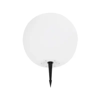 LEDTM® AQUAGLOW 71475 Μοντέρνο Φωτιστικό Κήπου Μπάλα με IR Ασύρματο Χειριστήριο LED 5W 400lm 360° DC 5V με USB-C με Ενσωματωμένο Φωτοβολταϊκό Panel 6V 1.5W & Επαναφορτιζόμενη Μπαταρία Li-ion 3.7V 3x18650 1800mAh Αδιάβροχο IP54 Πολύχρωμο RGBW Dimmable - Sanan SMD Chip - Γαλακτερό Λευκό - Μ35 x Π35 x Υ34cm - 2 Χρόνια Εγγύηση - Image 4