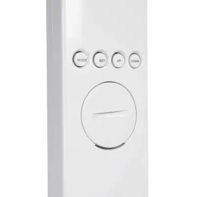 LEDTM® ZENTIME 76554 Μοντέρνο Επιτραπέζιο Φωτιστικό Γραφείου με Ασύρματη Φόρτιση 15W 3A & Ψηφιακό Ρολόι LED 3.5W 350lm 120° DC 5V με USB-C IP20 Ρυθμιζόμενο Λευκό CCT με Αφή 2700K/4500K/6000K Dimmable - Sanan SMD Chip - Λευκό- Μ19.5 x Π25 x Υ50cm - 2 Χρόνια Εγγύηση - Image 10