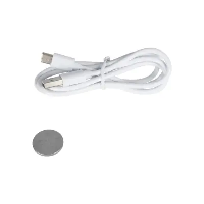 LEDTM® ZENTIME 76554 Μοντέρνο Επιτραπέζιο Φωτιστικό Γραφείου με Ασύρματη Φόρτιση 15W 3A & Ψηφιακό Ρολόι LED 3.5W 350lm 120° DC 5V με USB-C IP20 Ρυθμιζόμενο Λευκό CCT με Αφή 2700K/4500K/6000K Dimmable - Sanan SMD Chip - Λευκό- Μ19.5 x Π25 x Υ50cm - 2 Χρόνια Εγγύηση - Image 15