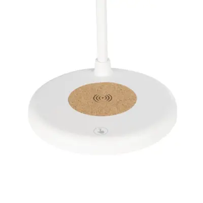 LEDTM® LUCORA 76555 Μοντέρνο Επιτραπέζιο Φωτιστικό Γραφείου με Ασύρματη Φόρτιση 10W 2A & 4W Bluetooth Ηχείο LED 3W 300lm 120° DC 5V με USB-C IP20 Ρυθμιζόμενο Λευκό CCT με Αφή 2700K/4500K/6000K Dimmable - Sanan SMD Chip - Λευκό - Μ12 x Π12 x Υ34cm - 2 Χρόνια Εγγύηση - Image 7