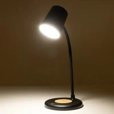 LEDTM® LUCORA 76556 Μοντέρνο Επιτραπέζιο Φωτιστικό Γραφείου με Ασύρματη Φόρτιση 10W 2A & 4W Bluetooth Ηχείο LED 3W 300lm 120° DC 5V με USB-C IP20 Ρυθμιζόμενο Λευκό CCT με Αφή 2700K/4500K/6000K Dimmable - Sanan SMD Chip - Μαύρο - Μ12 x Π12 x Υ34cm - 2 Χρόνια Εγγύηση - Image 12