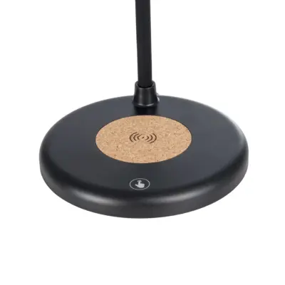 LEDTM® LUCORA 76556 Μοντέρνο Επιτραπέζιο Φωτιστικό Γραφείου με Ασύρματη Φόρτιση 10W 2A & 4W Bluetooth Ηχείο LED 3W 300lm 120° DC 5V με USB-C IP20 Ρυθμιζόμενο Λευκό CCT με Αφή 2700K/4500K/6000K Dimmable - Sanan SMD Chip - Μαύρο - Μ12 x Π12 x Υ34cm - 2 Χρόνια Εγγύηση - Image 7